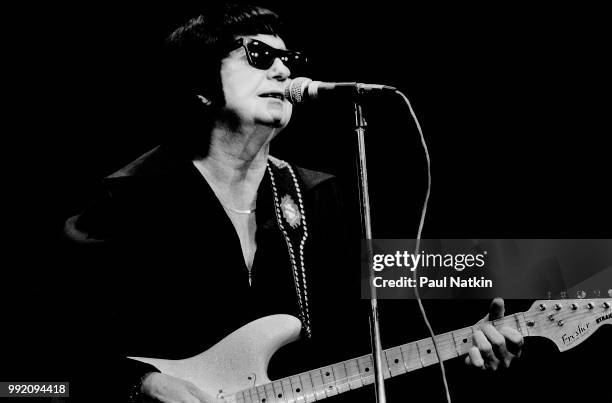 Roy Orbison at the Park West in Chicago, Illinois, August 13, 1981.