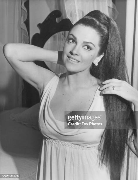 Australian singer and actress Patsy Ann Noble, later Trisha Noble, born Patricia Ann Ruth Noble, 25th January 1967. She married Alan Sharpe a few...