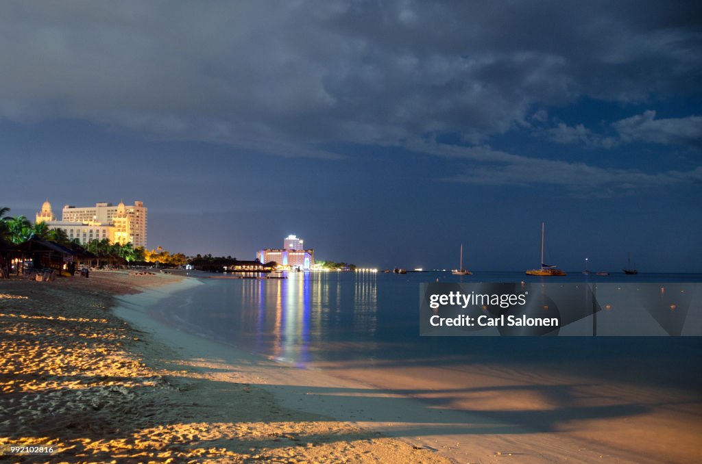 Palm Beach at Night