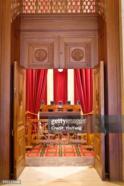interior of u.s. supreme court building in washington dc usa - supreme court interior stock pictures, royalty-free photos & images