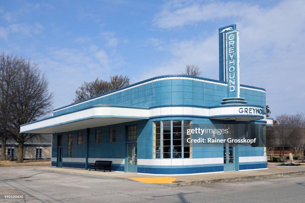 Historic Art Deco Greyhound Bus Station