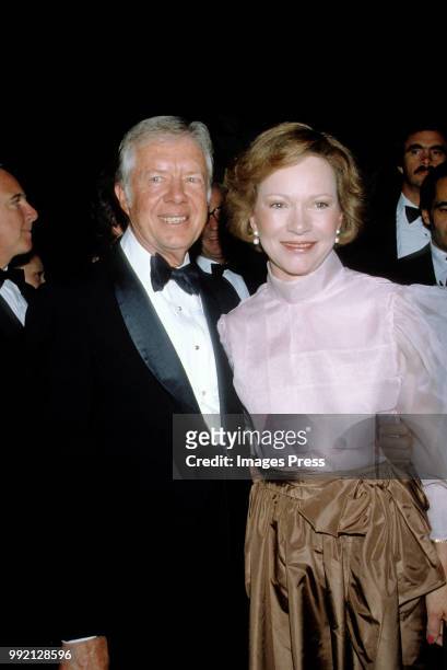 Jimmy Carter and Rosalynn Carter circa 1980 in New York.
