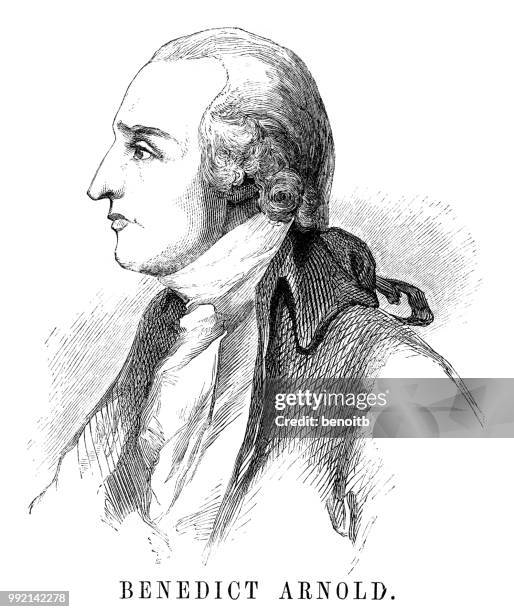 benedict arnold - canada armed forces stock illustrations