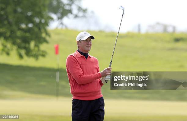 Ross Drummond of Scotland in action during the second round of the Handa Senior Masters presented by the Stapleford Forum played at Stapleford Park...