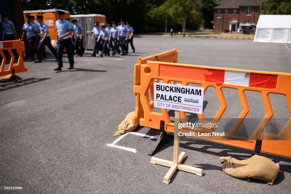 Rehearsals For Air Force Centenary Takes Place At RAF Halton