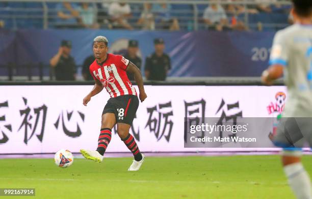 Mario Lemina of Southampton in action during the pre season 2018 Clubs Super Cup match between Southampton FC and FC Schalke, at Kunshan Sports...