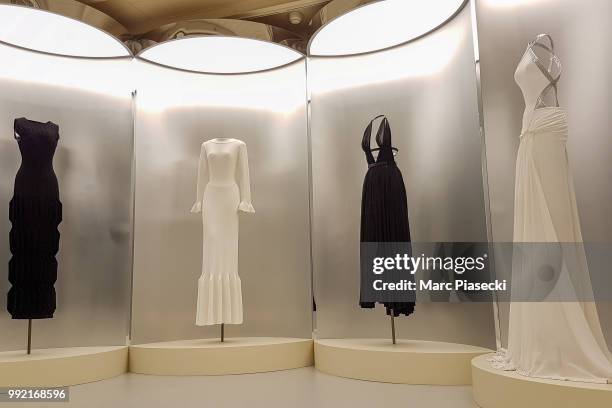 General view at the Azzedine Alaia 'Je suis couturier' exhibition on July 5, 2018 in Paris, France.