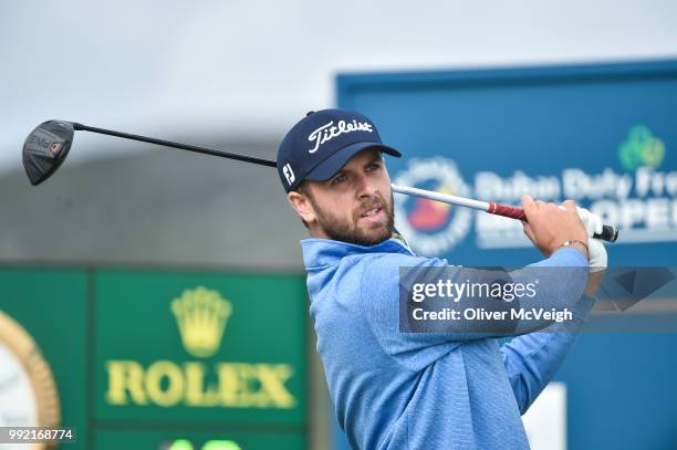 Donegal , Ireland - 5 July 2018; Ruaidhri McGee of Ireland during Day One of the Irish Open Golf Championship at Ballyliffin Golf Club in...