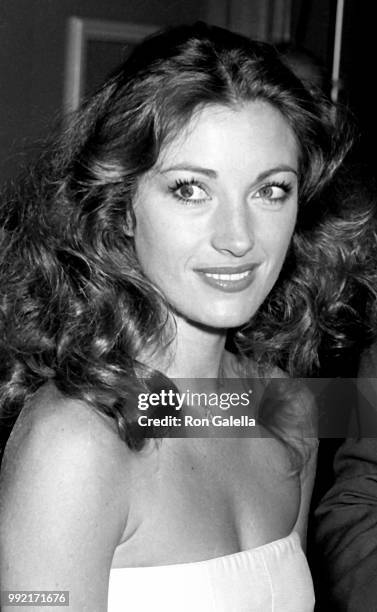 Jane Seymour attends 21st Annual Publicsts Guild of America Awards Luncheon on April 6, 1984 at the Beverly Hills Hotel in Beverly Hills, California.