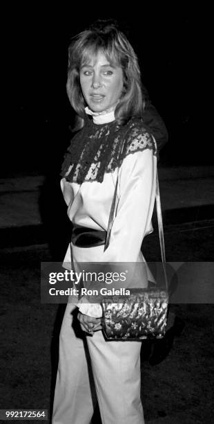 Pamela Bellwood attends Dynasty Wrap Party on April 8, 1984 at the Beverly Hills Hotel in Beverly Hills, California.