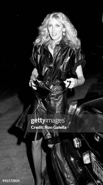 Alana Hamilton attends Dynasty Wrap Party on April 8, 1984 at the Beverly Hills Hotel in Beverly Hills, California.