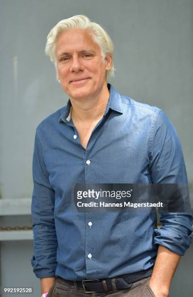 Actor Philipp Brenninkmeyer attends the FFF reception during the Munich Film Festival 2018 at Praterinsel on July 5, 2018 in Munich, Germany.