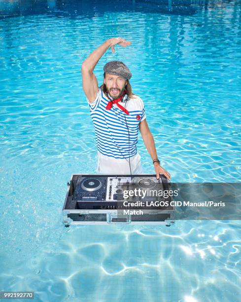 Record producer and DJ Bob Sinclar aka Christophe Le Friant is photographed for Paris Match on June 16, 2018 in Ibiza, Spain.