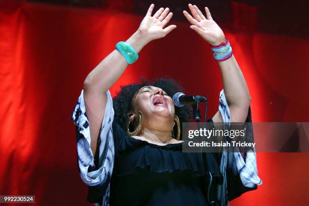 Stephane Moraille performs during the 2018 Montreal International Jazz Festival at Rio Tinto Stage on July 4, 2018 in Montreal, Canada.