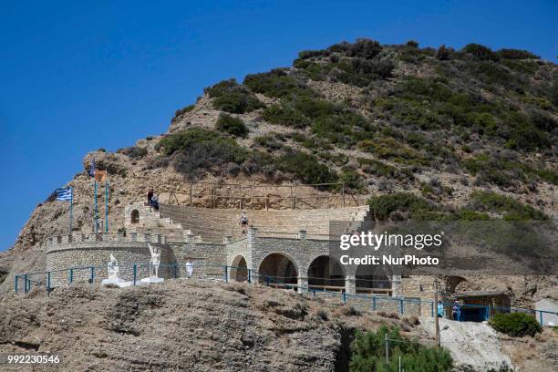 Images of the fishing village Agia Galini in Southern Crete, Greece. It belongs to Rethymno regional unit in Crete island and the water is the Libyan...