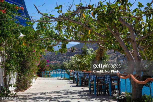 Images of the fishing village Agia Galini in Southern Crete, Greece. It belongs to Rethymno regional unit in Crete island and the water is the Libyan...