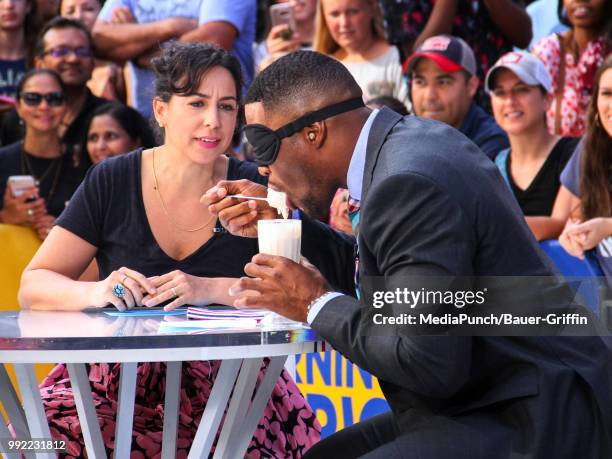 Michael Strahan is seen at 'Good Morning America' on July 05, 2018 in New York City.