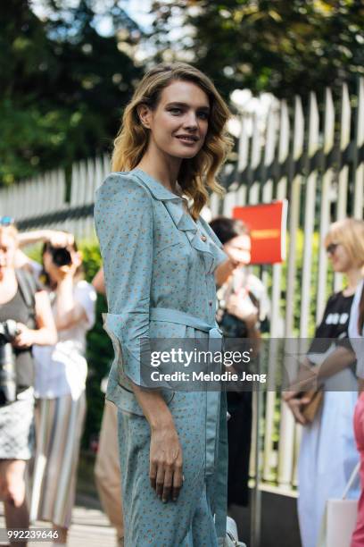 Natalia Vodianova during the Couture Fall 2018 shows on July 3, 2018 in Paris, France.