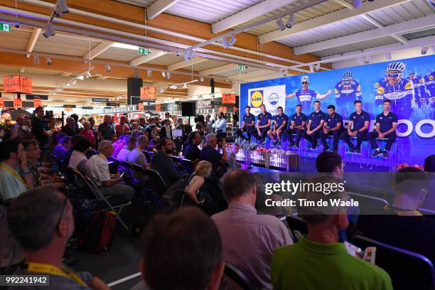 Julian Alaphilippe of France / Tim Declercq of Belgium / Fernando Gaviria of Colombia / Philippe Gilbert of Belgium / Bob Jungels of Luxembourg /...