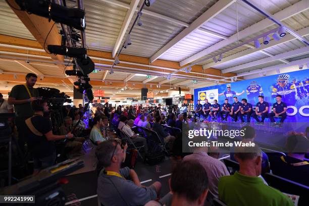 Julian Alaphilippe of France / Tim Declercq of Belgium / Fernando Gaviria of Colombia / Philippe Gilbert of Belgium / Bob Jungels of Luxembourg /...