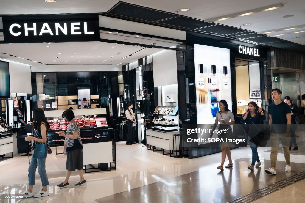 French multinational Chanel cosmetic beauty store seen at ifc News Photo  - Getty Images