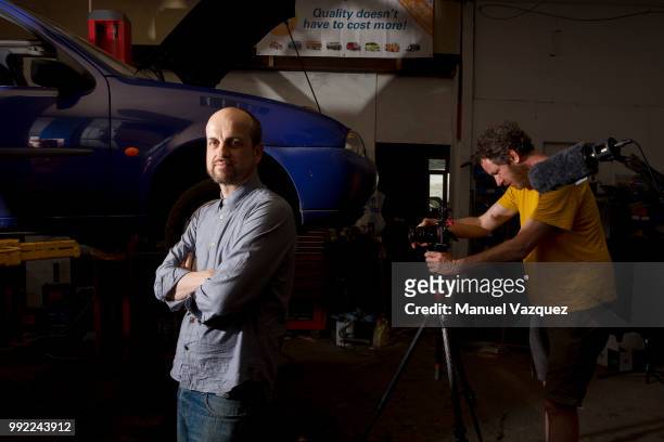 Electronic musician Matthew Herbert is photographed for El Pais on May 7, 2018 in Canterbury, England.