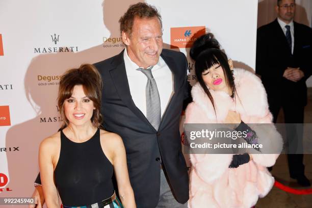 Natalia Avelon , Ralf Moller and Bai Ling arriving to the Hotel Atlantic Kempinski for the "Movie meets Media" event in Hamburg, Germany, 27 November...