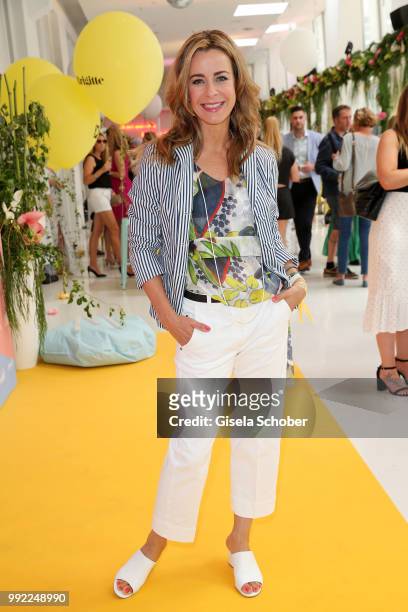 Bettina Cramer attends The Fashion Hub during the Berlin Fashion Week Spring/Summer 2019 at Ellington Hotel on July 5, 2018 in Berlin, Germany.