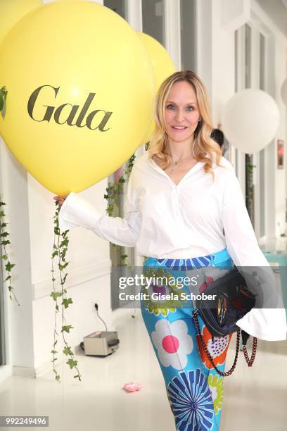 Anne Meyer-Minnemann attends The Fashion Hub during the Berlin Fashion Week Spring/Summer 2019 at Ellington Hotel on July 5, 2018 in Berlin, Germany.