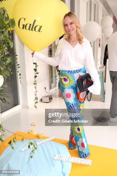 Anne Meyer-Minnemann attends The Fashion Hub during the Berlin Fashion Week Spring/Summer 2019 at Ellington Hotel on July 5, 2018 in Berlin, Germany.