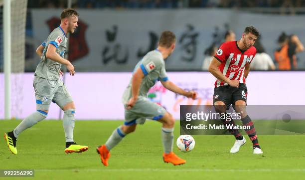 Wesley Hoedt 0f Southampton during the pre season 2018 Clubs Super Cup match between Southampton FC and FC Schalke, at Kunshan Sports Center on July...