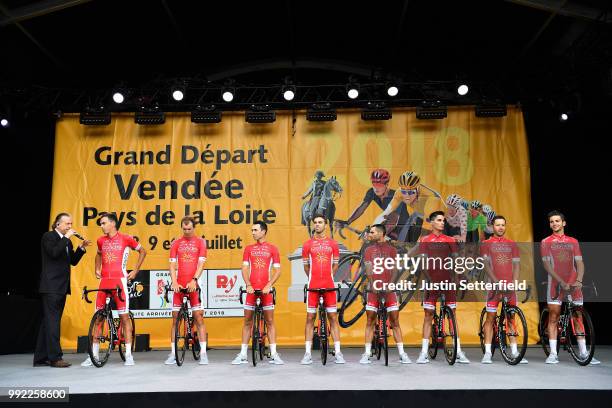 Christophe Laporte of France / Dimitri Claeys of Belgium / Nicolas Edet of France / Jesus Herrada of Spain / Daniel Navarro Garcia of Spain / Anthony...