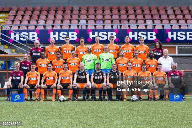 Physiotherapist Andre Dooijeweerd, Daan Klinkenberg, Gerry Vlak, Joey Veerman, Teije ten Dam, Jari Vlak, Paul Kok, Marco Tol, physiotherapist Milou...