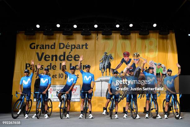 Nairo Quintana of Colombia / Andrey Amador of Costa Rica / Daniele Bennati of Italy / Imanol Erviti of Spain / Mikel Landa of Spain / Jose Joaquin...