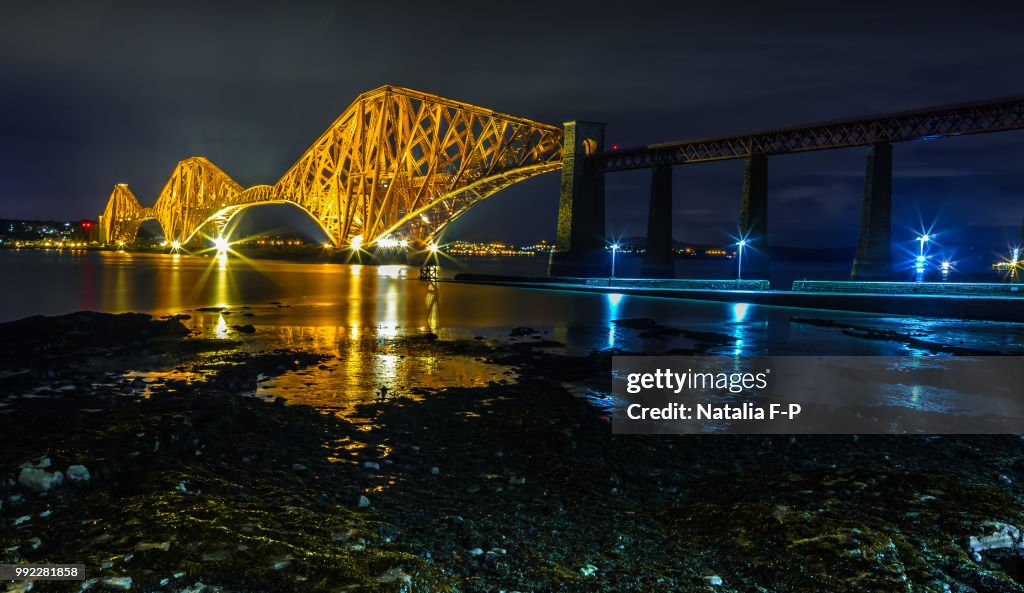 Forth bridge in Edinburgh