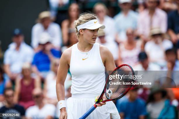 During day four match of the 2018 Wimbledon on July 5 at All England Lawn Tennis and Croquet Club in London,England.