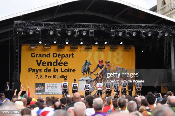 Christopher Froome of Great Britain / Egan Arley Bernal Gomez of Colombia Britain / Jonathan Castroviejo Nicolas of Spain Britain / Michal...