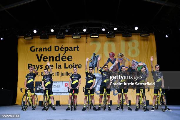 Lilian Calmajane of France / Thomas Boudat of France / Sylvain Chavanel of France / Jerome Cousin of France / Damien Gaudin of France / Fabien...