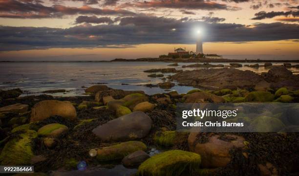 st marys lighthouse - the laslett cru kafe host cocktails in support of st marys childrens fund stockfoto's en -beelden