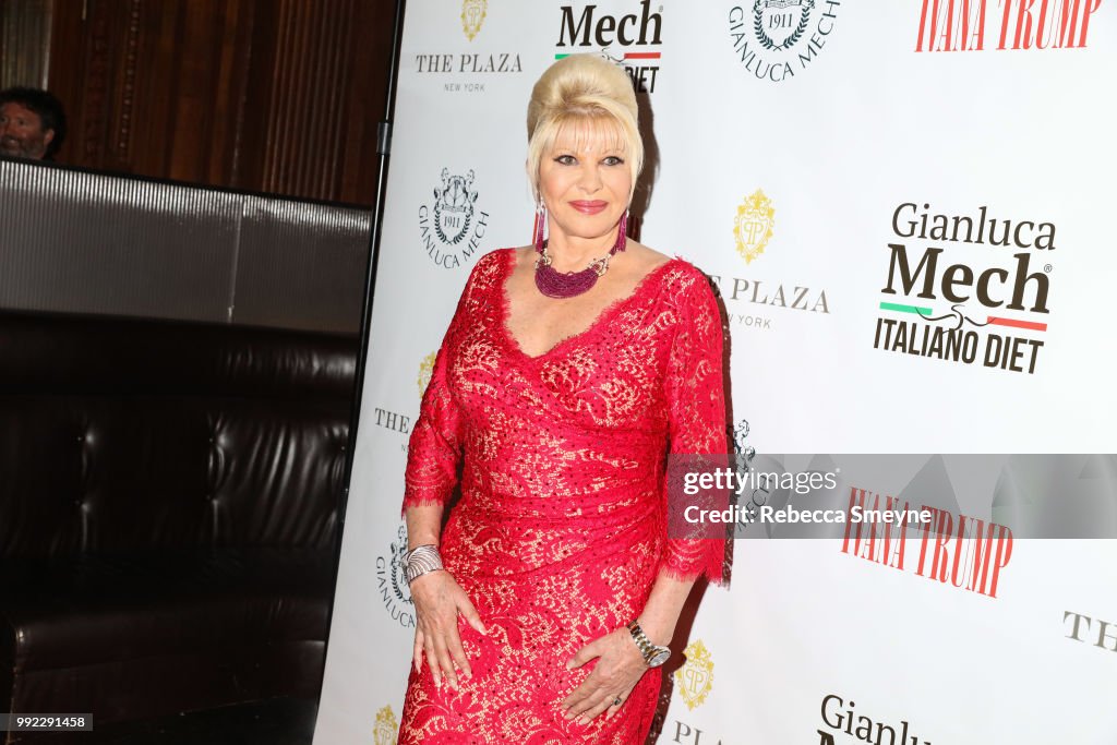 Ivana Trump And Gianluca Mech Launch "Italiano Diet"