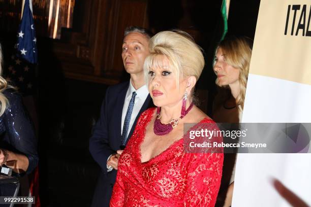 Ivana Trump attends the book launch party and reception for Ivana Trump and Gianluca Mech's "The Italiano Diet" at The Oak Room at the Plaza on June...