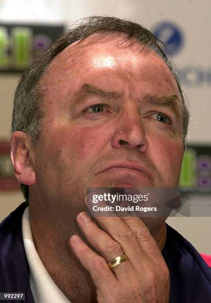 Graham Henry the Lions coach reflects on yesterdays defeat in the second test, during a press conference held at the team hotel, Sydney, Australia....