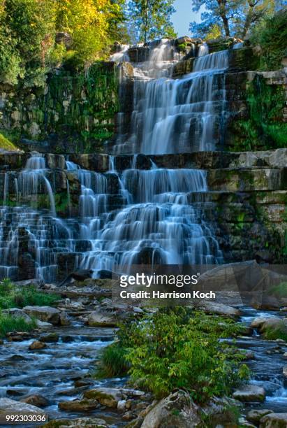 chittenago falls - harrison wood stock pictures, royalty-free photos & images