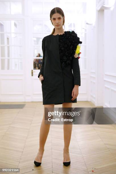 Model walks the runway during the Xuan Haute Couture Fall Winter 2018/2019 show as part of Paris Fashion Week on July 3, 2018 in Paris, France.