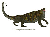 Cotylorhynchus Dinosaur Side Profile