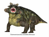 Estemmenosuchus mirabilis Dinosaur Side Profile