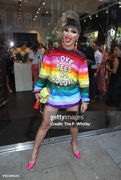 Jodie Harsh attends the Magnum London Launch at Duke of York Square on July 5, 2018 in London, England.