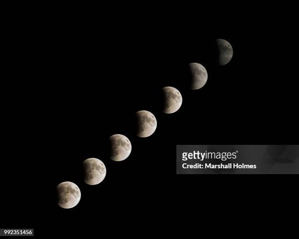 super moon eclipse sequence - greek god apollo stock pictures, royalty-free photos & images