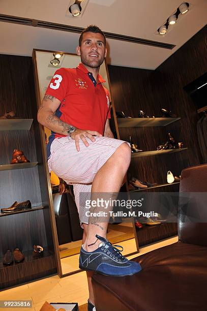 Antonio Nocerino attends the Fratelli Rossetti Store Event For Palermo Football Players on May 13, 2010 in Palermo, Italy.