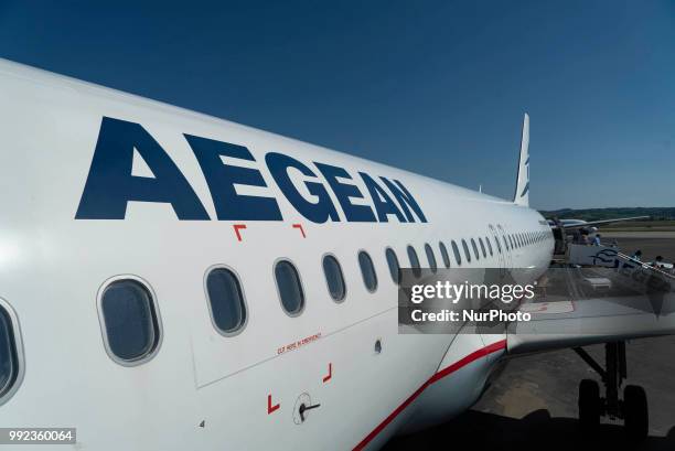 Flying with the airline based in Greece, Aegean Airlines, a member of Star Alliance. Aegean is flying an entire Airbus narrow body fleet and has a...